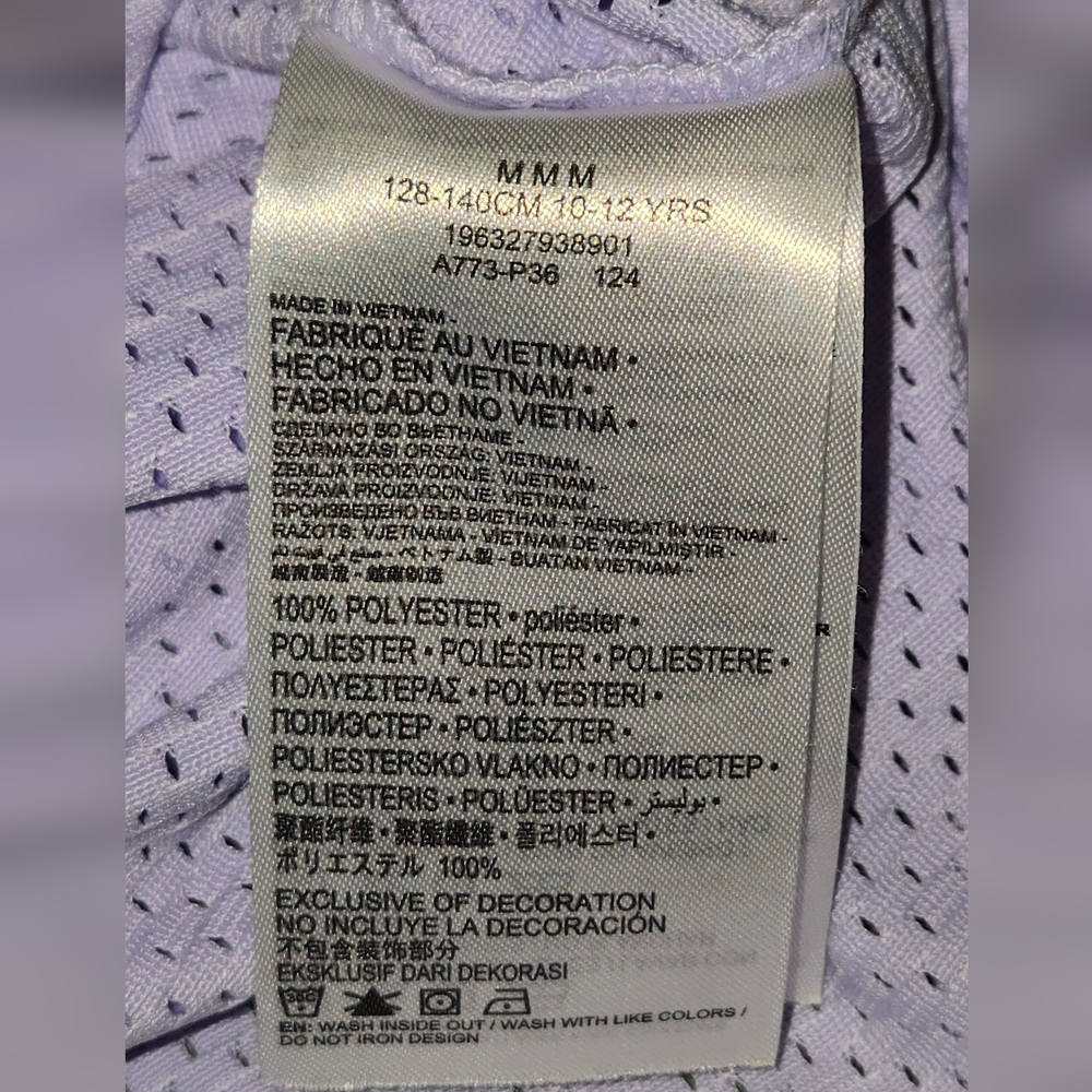 Air Jordan 23 Lavender Mesh Jersey – Women’s Medium - Picture 7 of 11